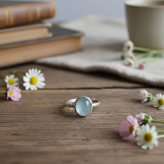 Ocean Jewel Adjustable Ring