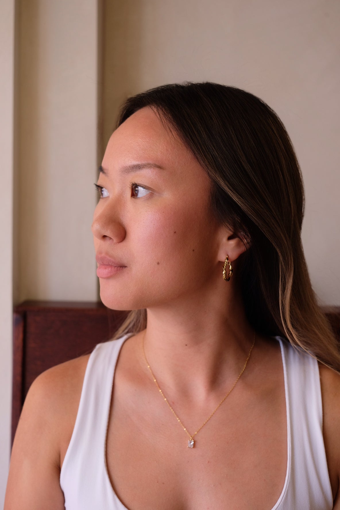 Twisted Chunky Hoop Earrings