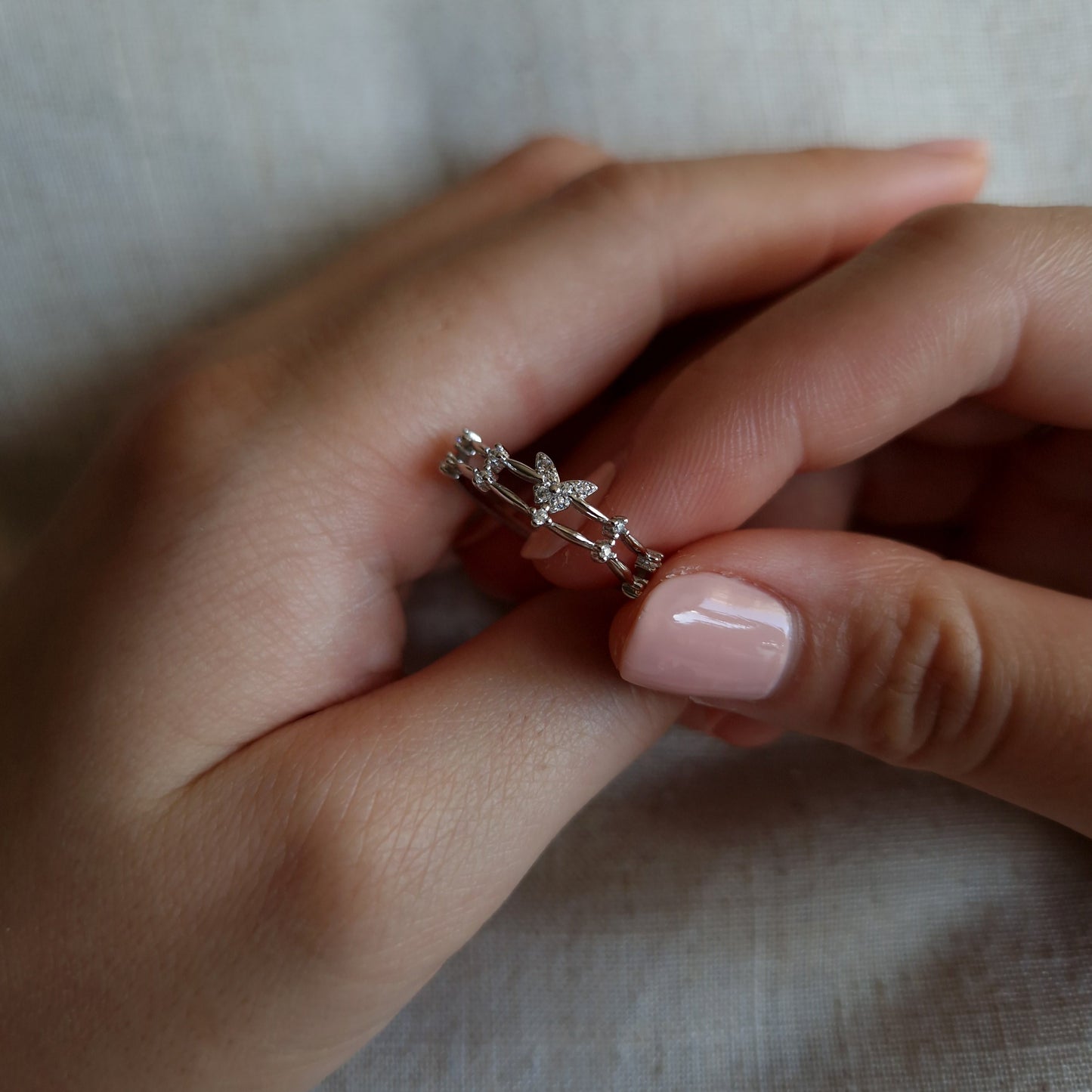 Resizable Butterfly Ring