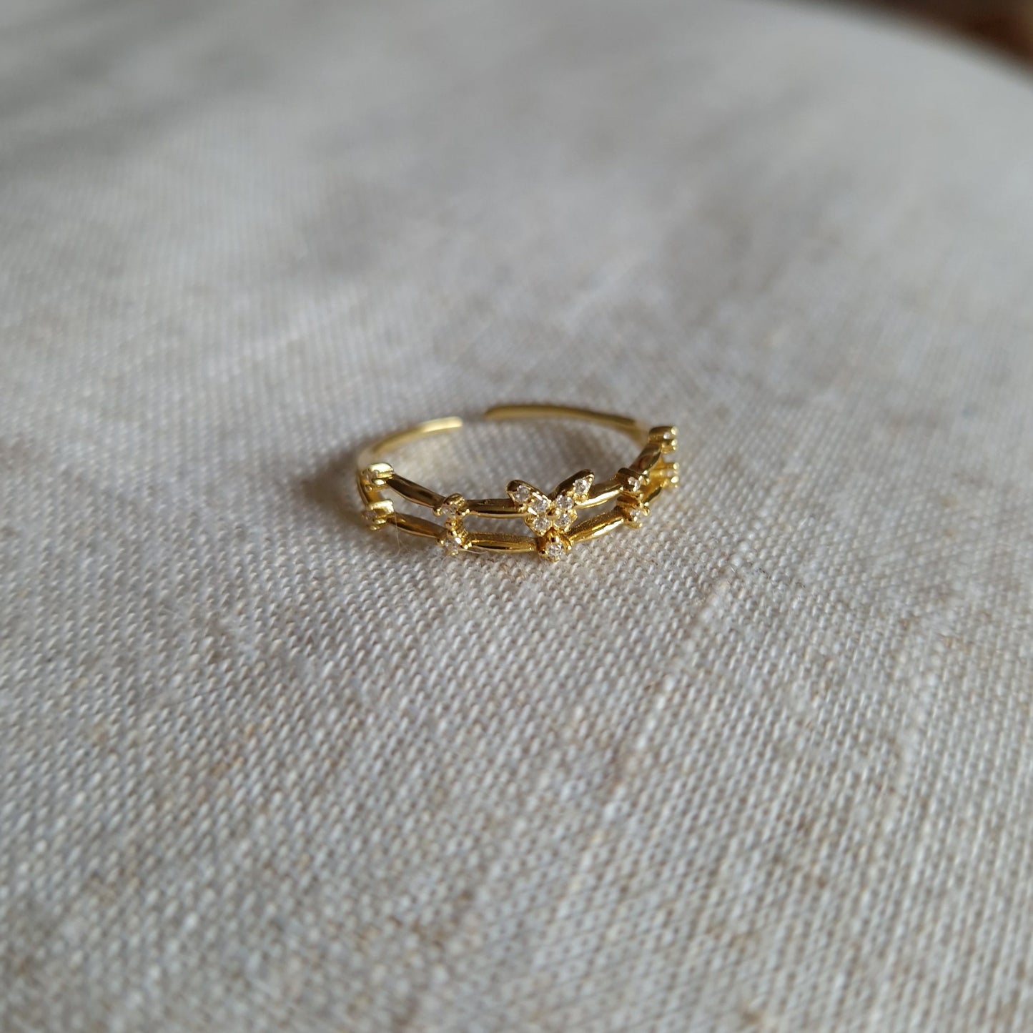 Resizable Butterfly Ring