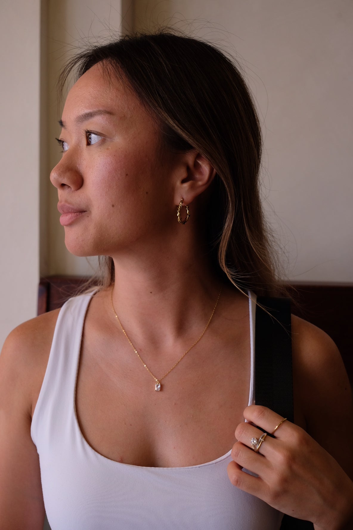 Moissanite Diamond Ring