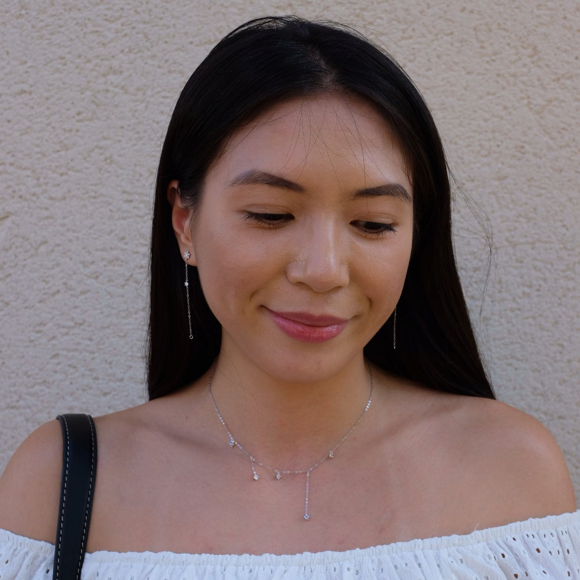 Snowflake Drop Earrings