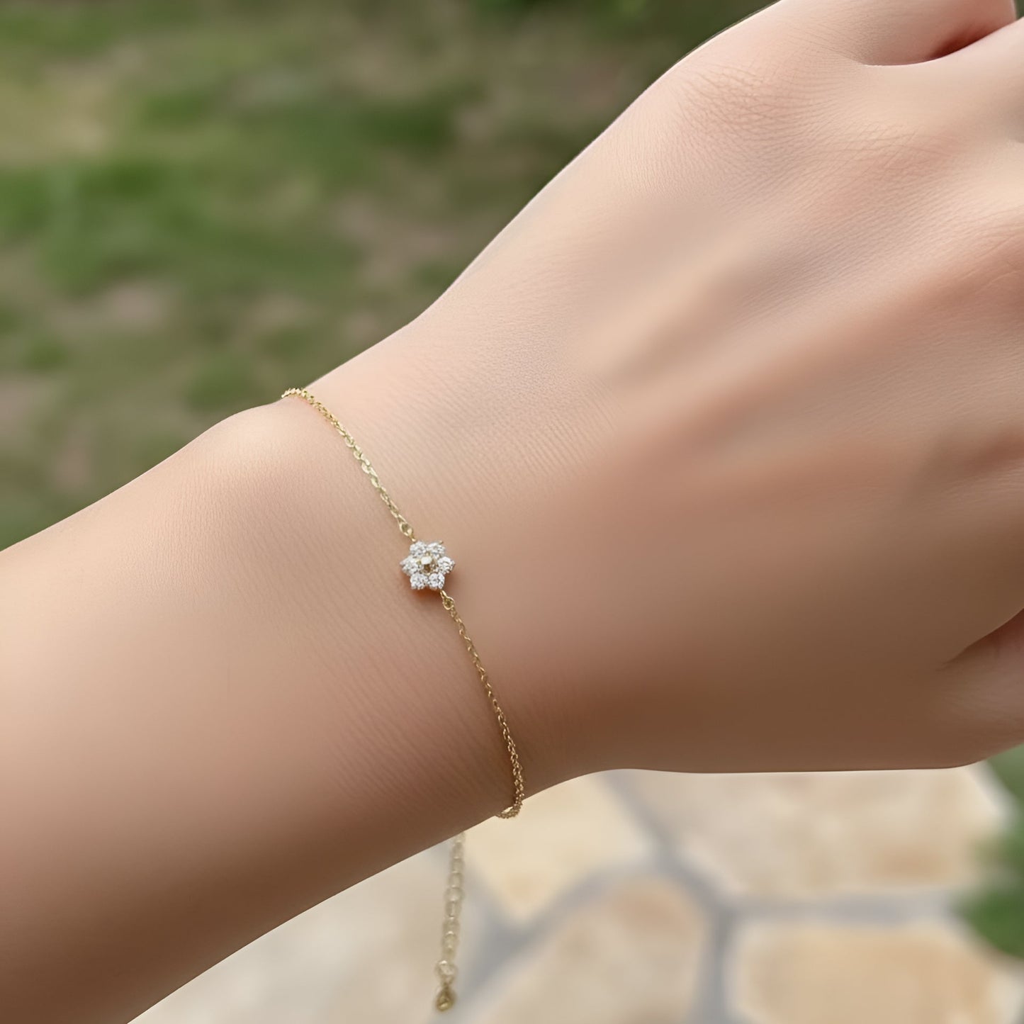 Tiny Flower Bracelet