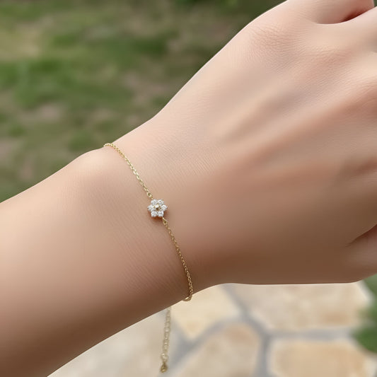 Tiny Flower Bracelet