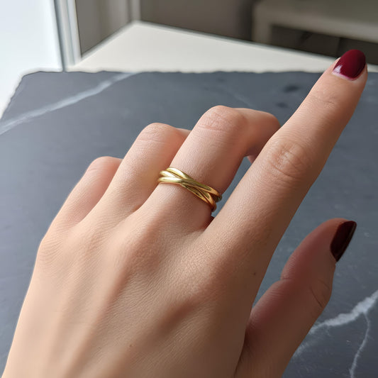 Triple Hoop Ring